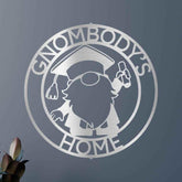 Gnome Graduation Gift Personalized Gifts - Custom Metal Sign - GiFTiFY