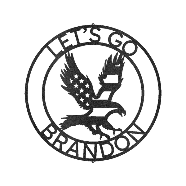 Let's Go Brandon Personalized Gifts - Custom Metal Sign - GiFTiFY