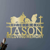 Motorcycle Remembrance Personalized Gifts - Custom Metal Sign - GiFTiFY