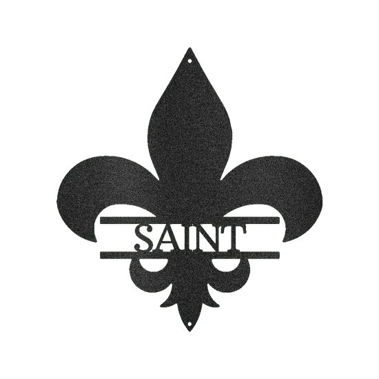 Classic Fleur De Lis Personalized Gifts - Custom Metal Sign - GiFTiFY