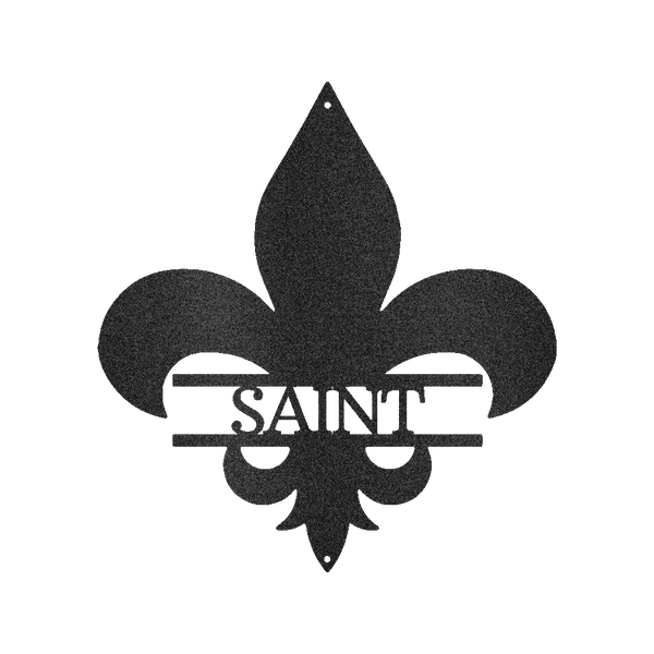 Classic Fleur De Lis Personalized Gifts - Custom Metal Sign - GiFTiFY