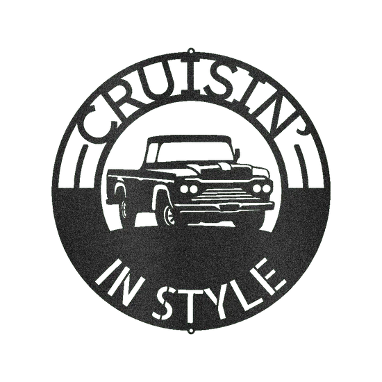 Classic Pickup Truck Personalized Gifts - Custom Metal Sign - GiFTiFY