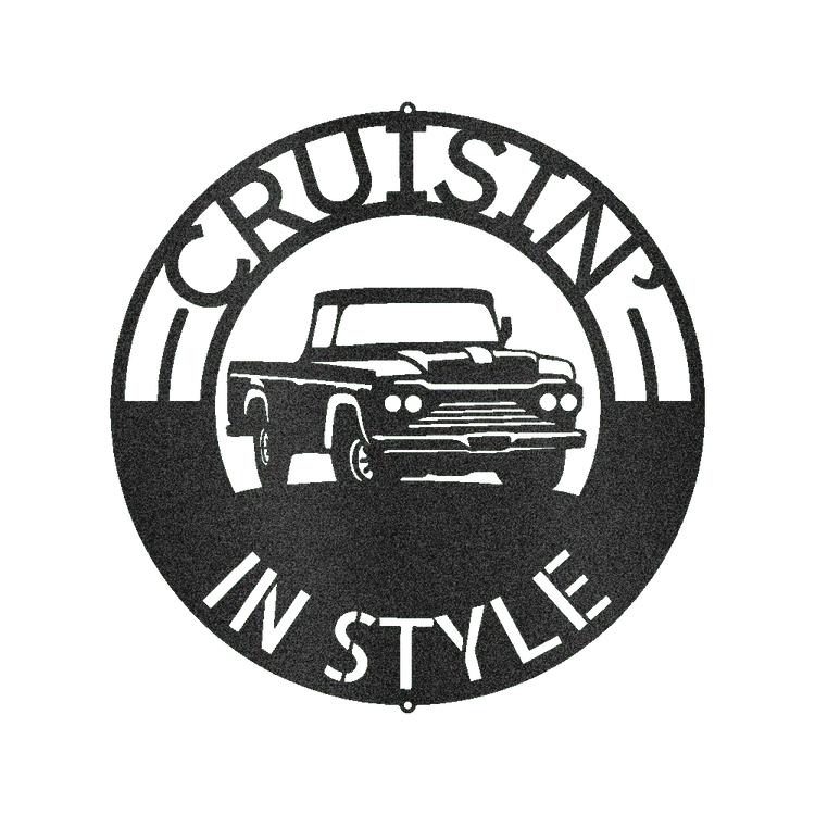 Classic Pickup Truck Personalized Gifts - Custom Metal Sign - GiFTiFY