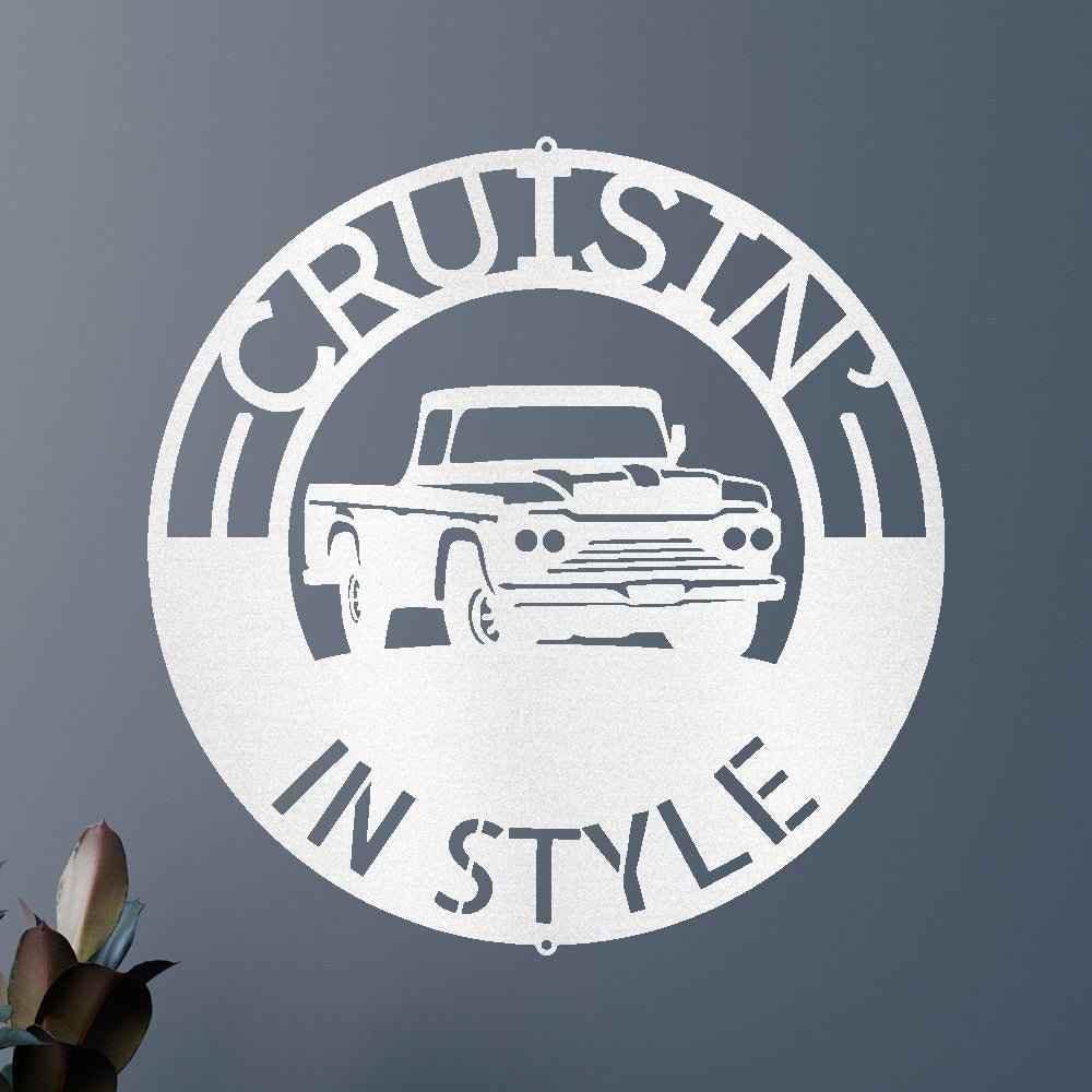 Classic Pickup Truck Personalized Gifts - Custom Metal Sign - GiFTiFY