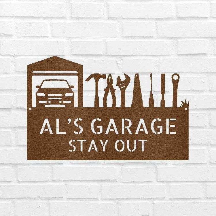 Handyman Shop Personalized Gifts - Custom Metal Sign - GiFTiFY