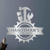 Handyman Shop Personalized Gifts - Custom Metal Sign - GiFTiFY