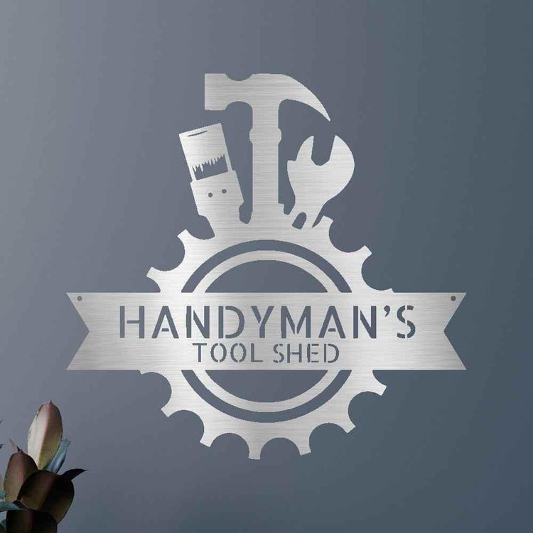 Handyman Shop Personalized Gifts - Custom Metal Sign - GiFTiFY