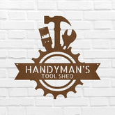 Handyman Shop Personalized Gifts - Custom Metal Sign - GiFTiFY