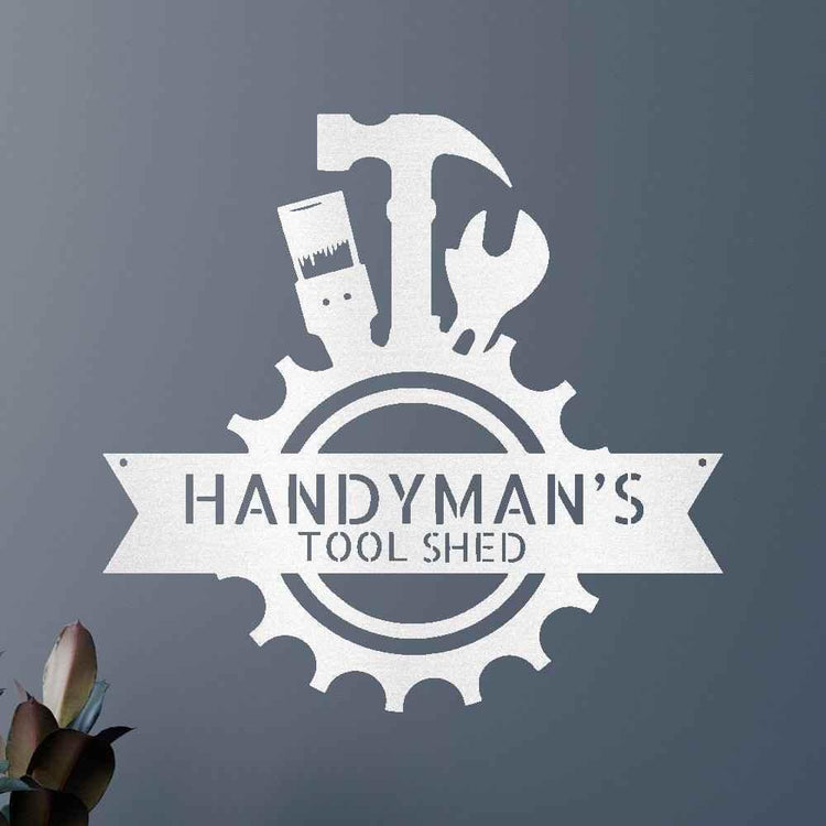 Handyman Shop Personalized Gifts - Custom Metal Sign - GiFTiFY
