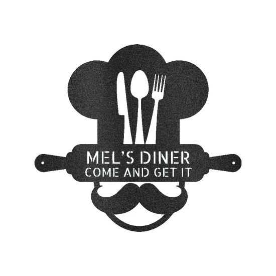 Home Chef Personalized Gifts - Custom Metal Sign - GiFTiFY