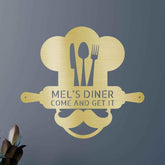 Home Chef Personalized Gifts - Custom Metal Sign - GiFTiFY