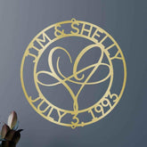 Infinite Love Personalized Gifts - Custom Metal Sign - GiFTiFY