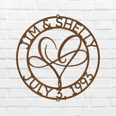 Infinite Love Personalized Gifts - Custom Metal Sign - GiFTiFY