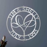 Infinite Love Personalized Gifts - Custom Metal Sign - GiFTiFY