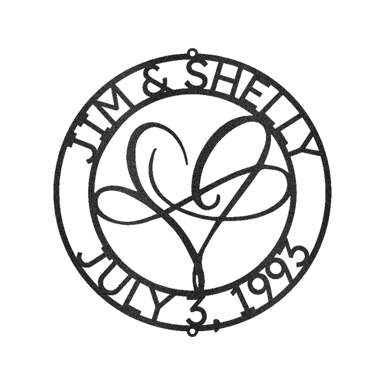 Infinite Love Personalized Gifts - Custom Metal Sign - GiFTiFY