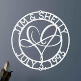 Infinite Love Personalized Gifts - Custom Metal Sign - GiFTiFY