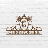 Initial and Name Personalized Gifts - Custom Metal Sign - GiFTiFY