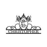 Initial and Name Personalized Gifts - Custom Metal Sign - GiFTiFY