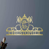 Initial and Name Personalized Gifts - Custom Metal Sign - GiFTiFY