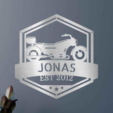 King Of The Road Personalized Gifts - Custom Metal Sign - GiFTiFY