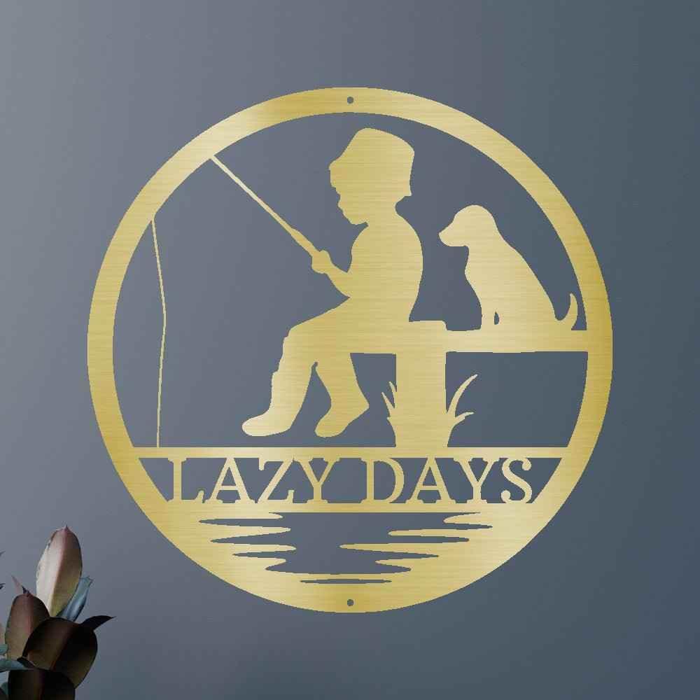 Little Fisher Personalized Gifts - Custom Metal Sign - GiFTiFY