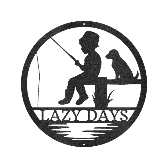 Little Fisher Personalized Gifts - Custom Metal Sign - GiFTiFY