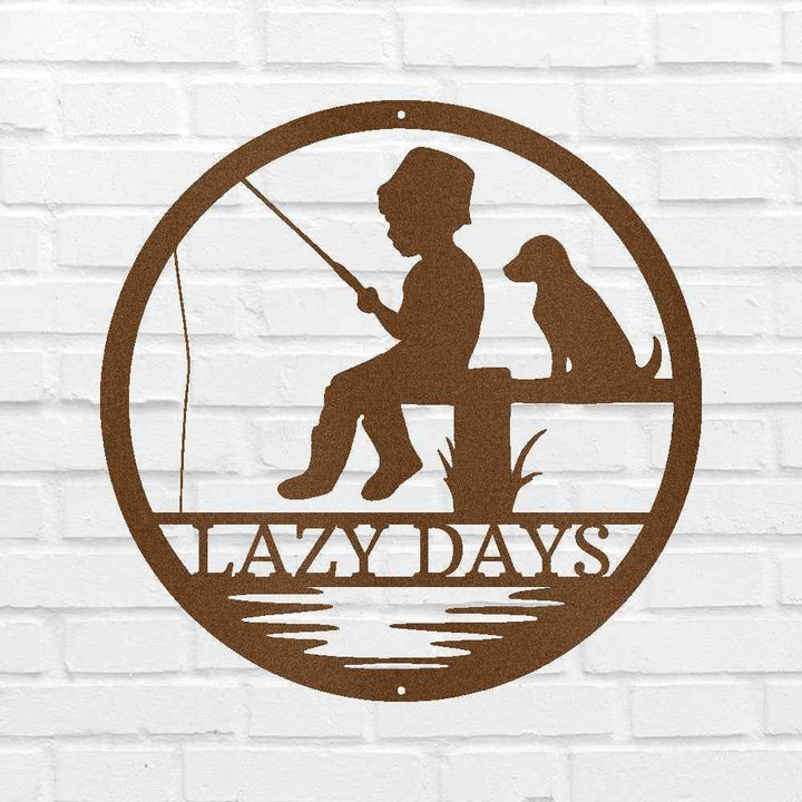 Little Fisher Personalized Gifts - Custom Metal Sign - GiFTiFY
