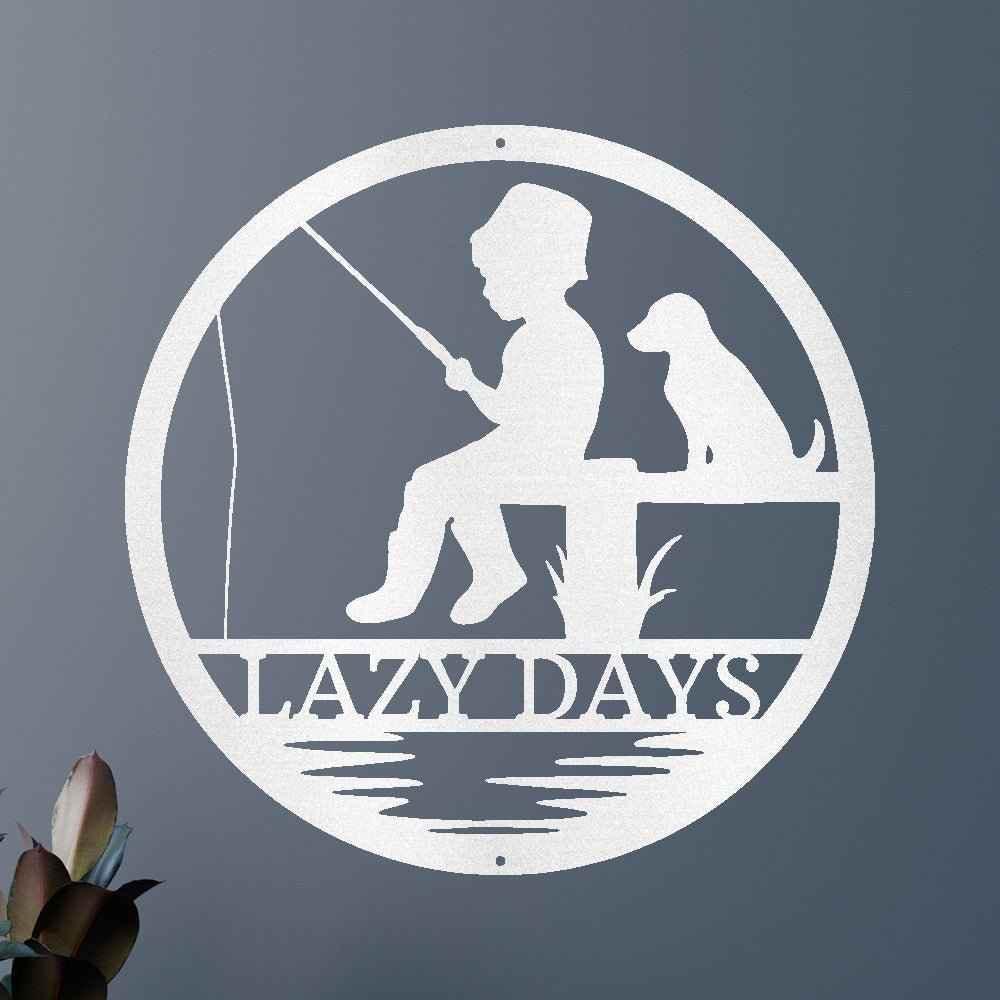 Little Fisher Personalized Gifts - Custom Metal Sign - GiFTiFY