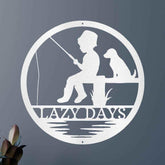 Little Fisher Personalized Gifts - Custom Metal Sign - GiFTiFY