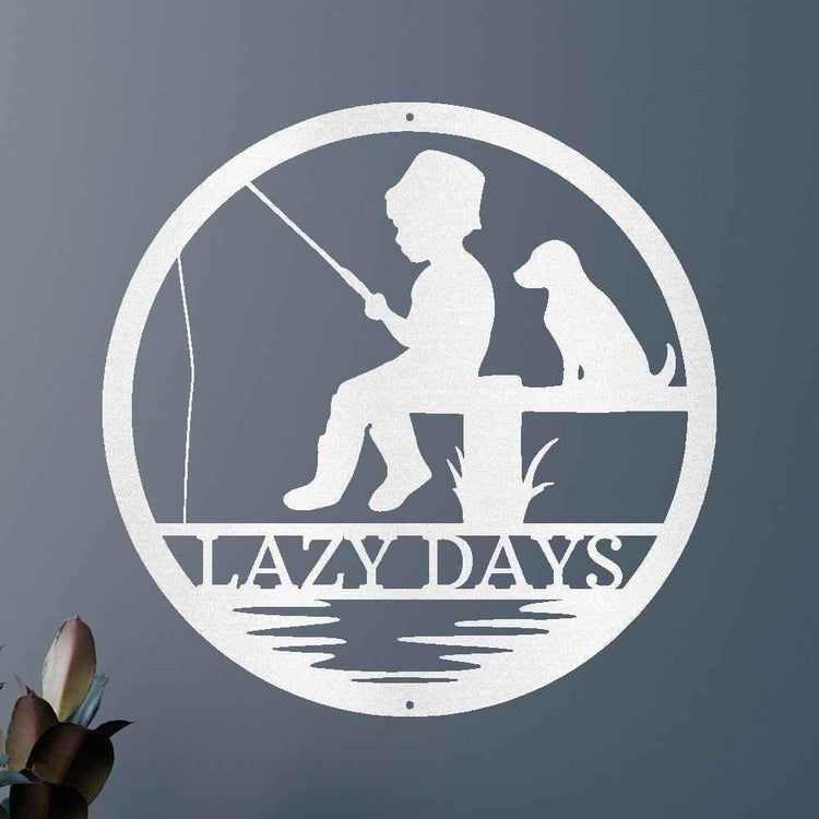 Little Fisher Personalized Gifts - Custom Metal Sign - GiFTiFY