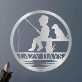 Little Fisher Personalized Gifts - Custom Metal Sign - GiFTiFY