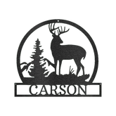 Outdoor Buck Personalized Gifts - Custom Metal Sign - GiFTiFY