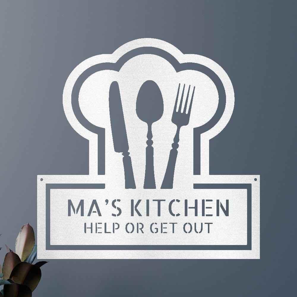 Ruler Of The Kitchen Personalized Gifts - Custom Metal Sign - GiFTiFY