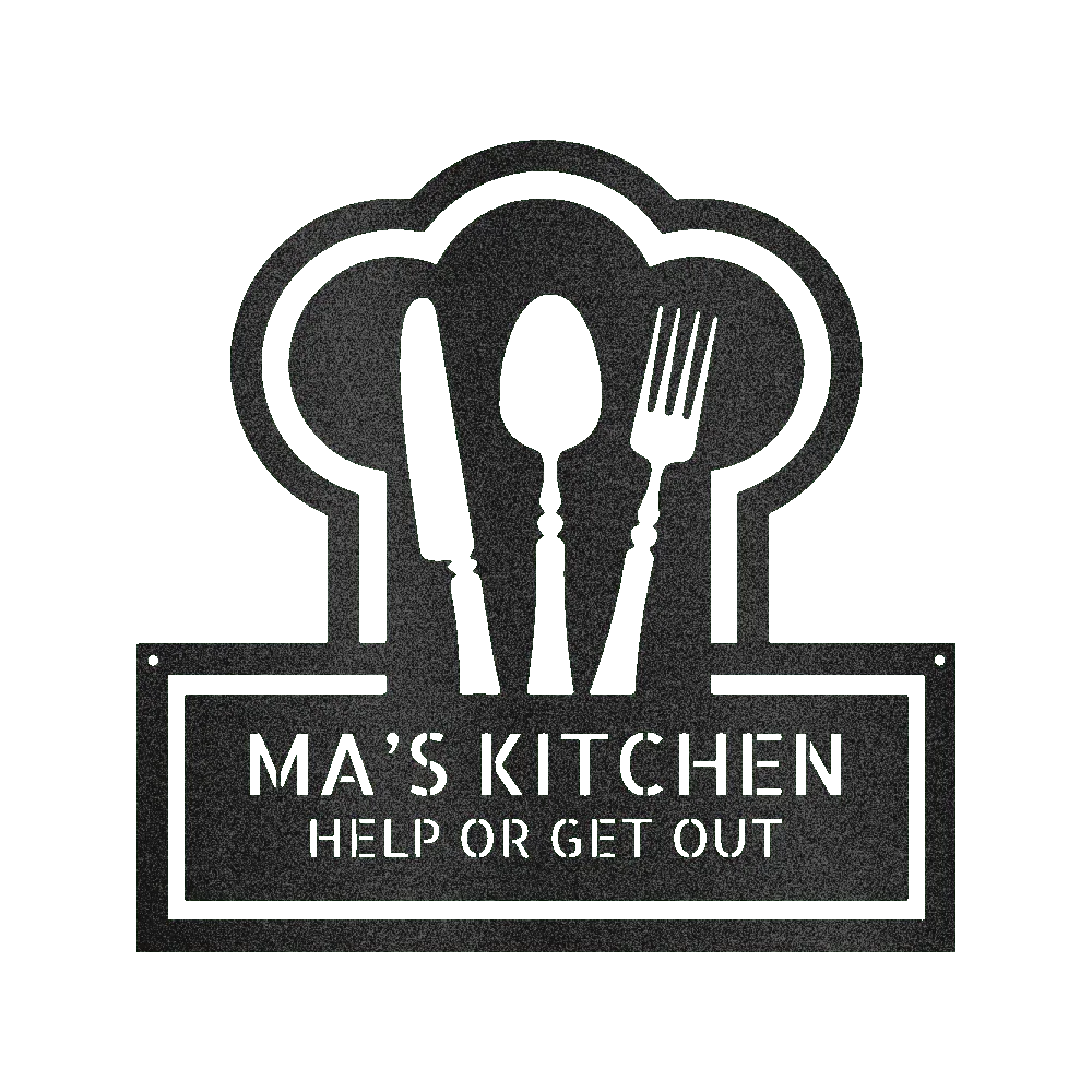 Ruler Of The Kitchen Personalized Gifts - Custom Metal Sign - GiFTiFY