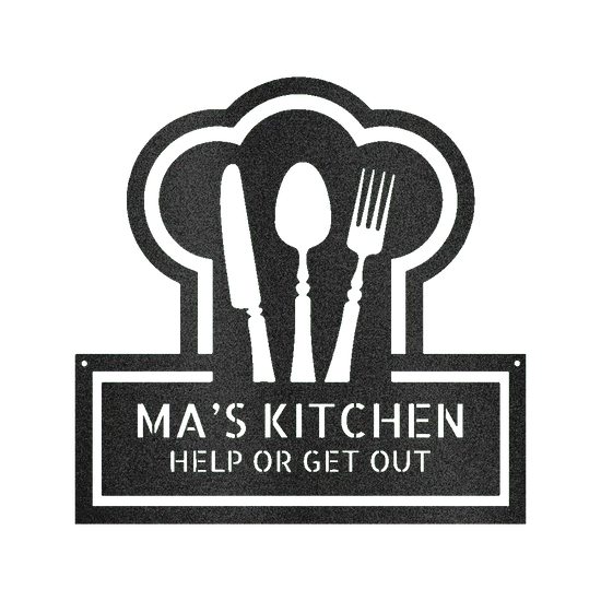 Ruler Of The Kitchen Personalized Gifts - Custom Metal Sign - GiFTiFY