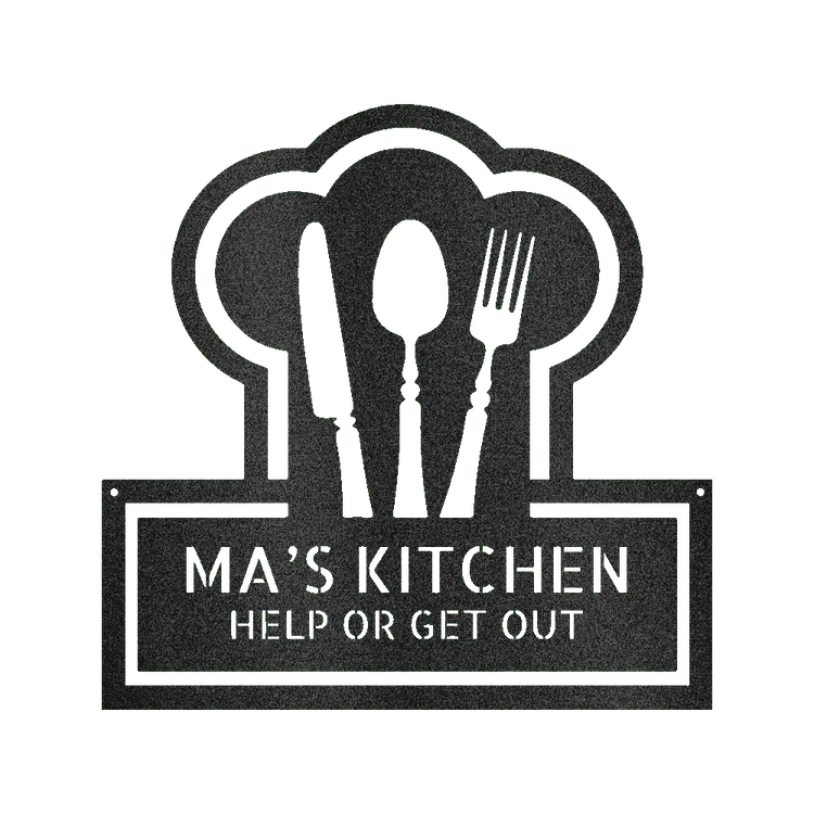 Ruler Of The Kitchen Personalized Gifts - Custom Metal Sign - GiFTiFY