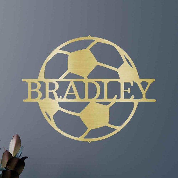 Soccer Personalized Gifts - Custom Metal Sign - GiFTiFY