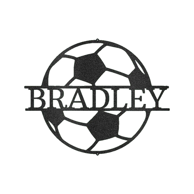 Soccer Personalized Gifts - Custom Metal Sign - GiFTiFY