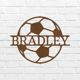 Soccer Personalized Gifts - Custom Metal Sign - GiFTiFY