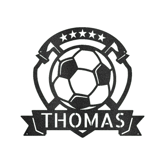 Soccer Plaque Personalized Gifts - Custom Metal Sign - GiFTiFY