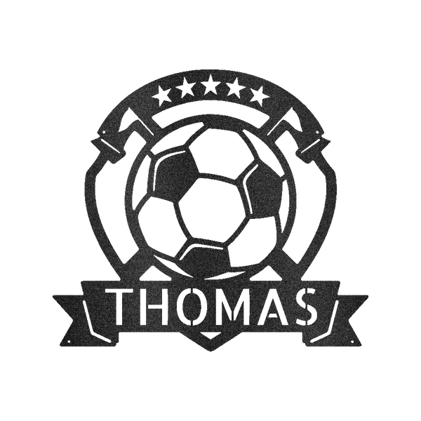 Soccer Plaque Personalized Gifts - Custom Metal Sign - GiFTiFY