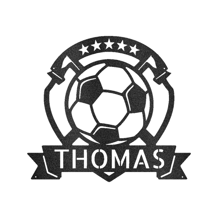 Soccer Plaque Personalized Gifts - Custom Metal Sign - GiFTiFY