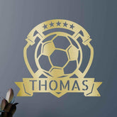 Soccer Plaque Personalized Gifts - Custom Metal Sign - GiFTiFY