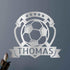 Soccer Plaque Personalized Gifts - Custom Metal Sign - GiFTiFY