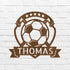 Soccer Plaque Personalized Gifts - Custom Metal Sign - GiFTiFY