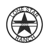 The Lone Star State Symbol Personalized Gifts - Custom Metal Sign - GiFTiFY