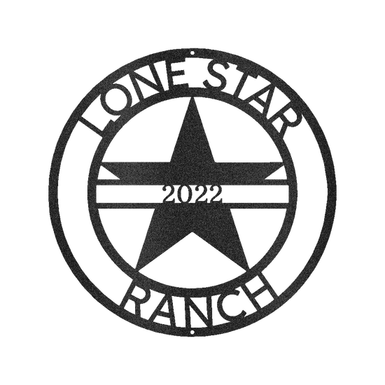 The Lone Star State Symbol Personalized Gifts - Custom Metal Sign - GiFTiFY