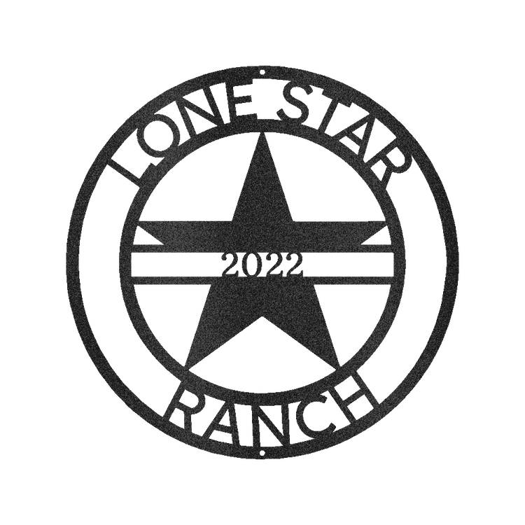 The Lone Star State Symbol Personalized Gifts - Custom Metal Sign - GiFTiFY