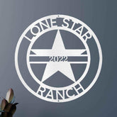 The Lone Star State Symbol Personalized Gifts - Custom Metal Sign - GiFTiFY