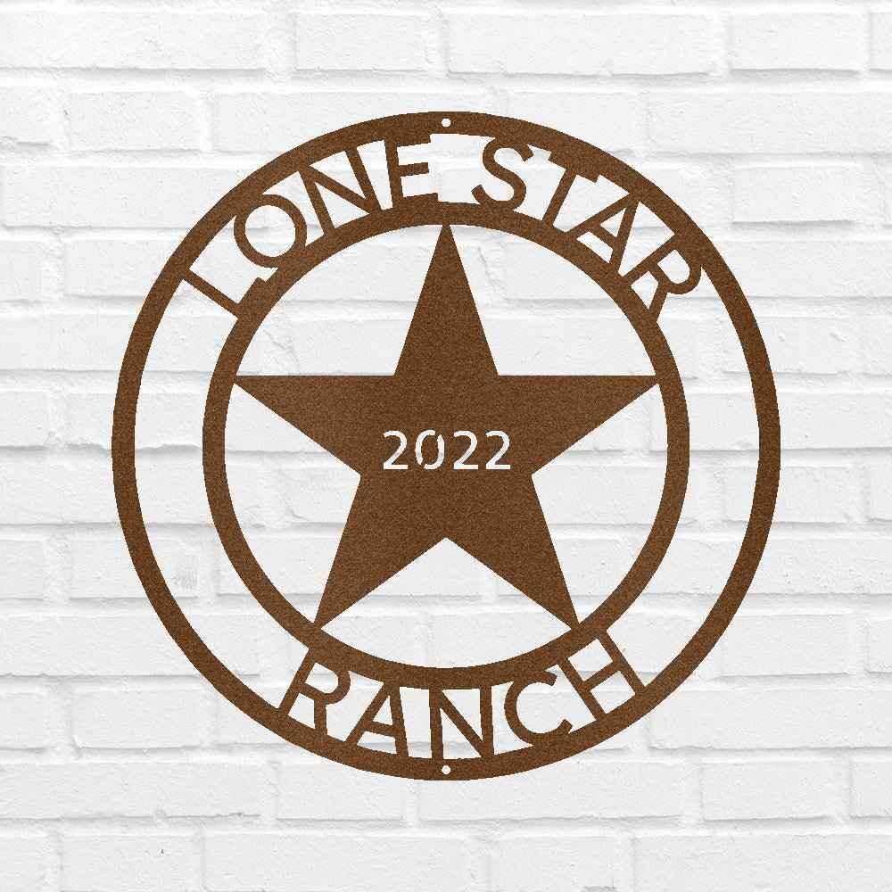 The Lone Star State Texans Personalized Gifts - Custom Metal Sign - GiFTiFY